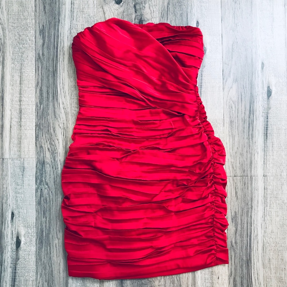 Express Sexy Red Tube Dress